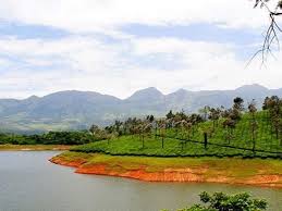 Scenic landscape at Anayirangal Dam Kerala