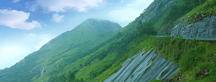 Sunset over Lockhart Gap in the Western Ghats