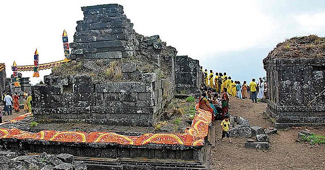 Scenic view from Mangaladevi Temple overlooking the Western Ghats