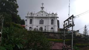 Peaceful church setting in the Western Ghats of Kerala