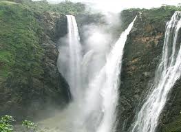 Tranquil waterfall landscape at Nyayamakad in the Western Ghats