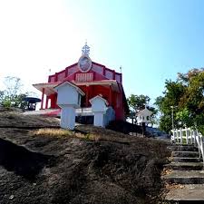 Sunset at Calvary Mount with panoramic Western Ghats scenery