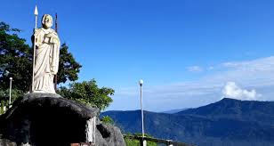 Church atop Thumpachi Calveri hill in Idukki Kerala