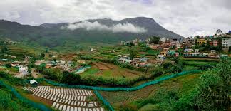 Scenic village landscape of Vattavada Kerala